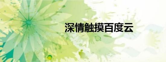 深情触摸百度云